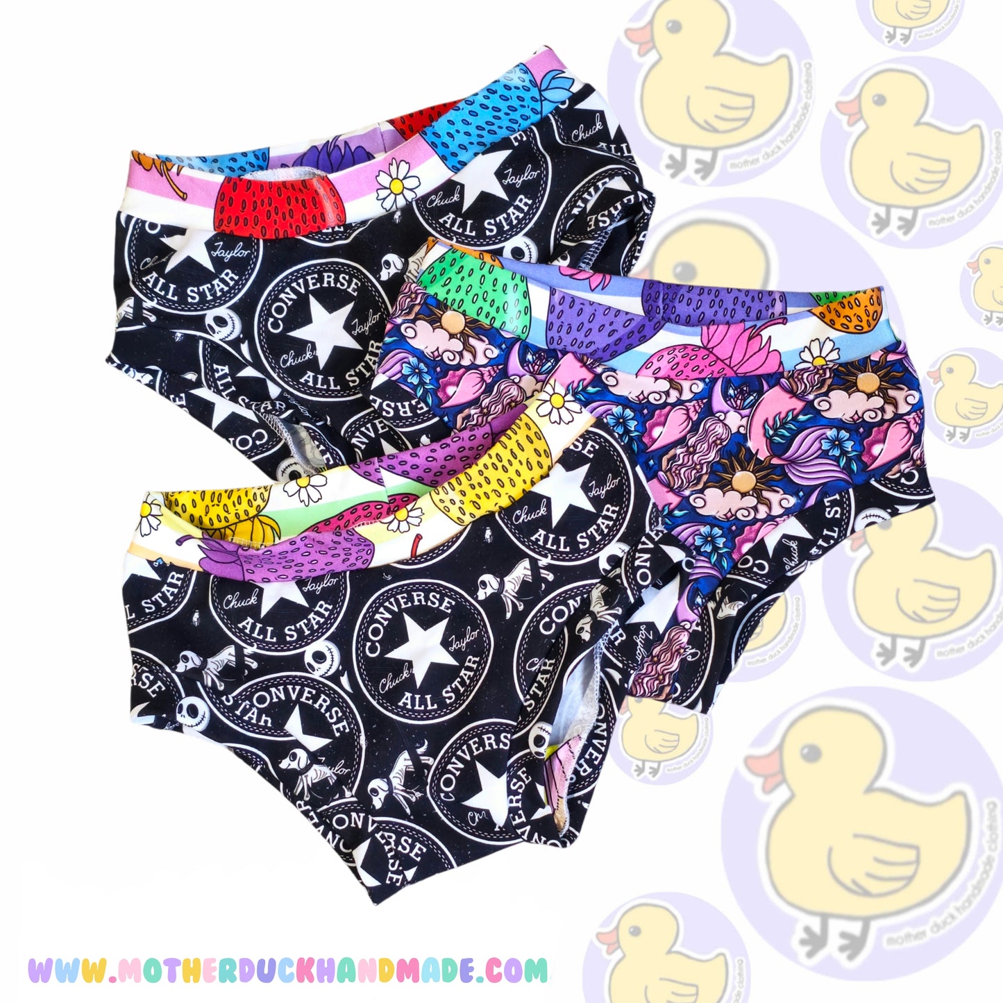 Childrens briefs - Full print or scrappy (6m-12Y)