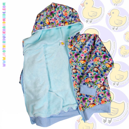 Childrens Zip-up Jackets - Reversible available (0-8Y)