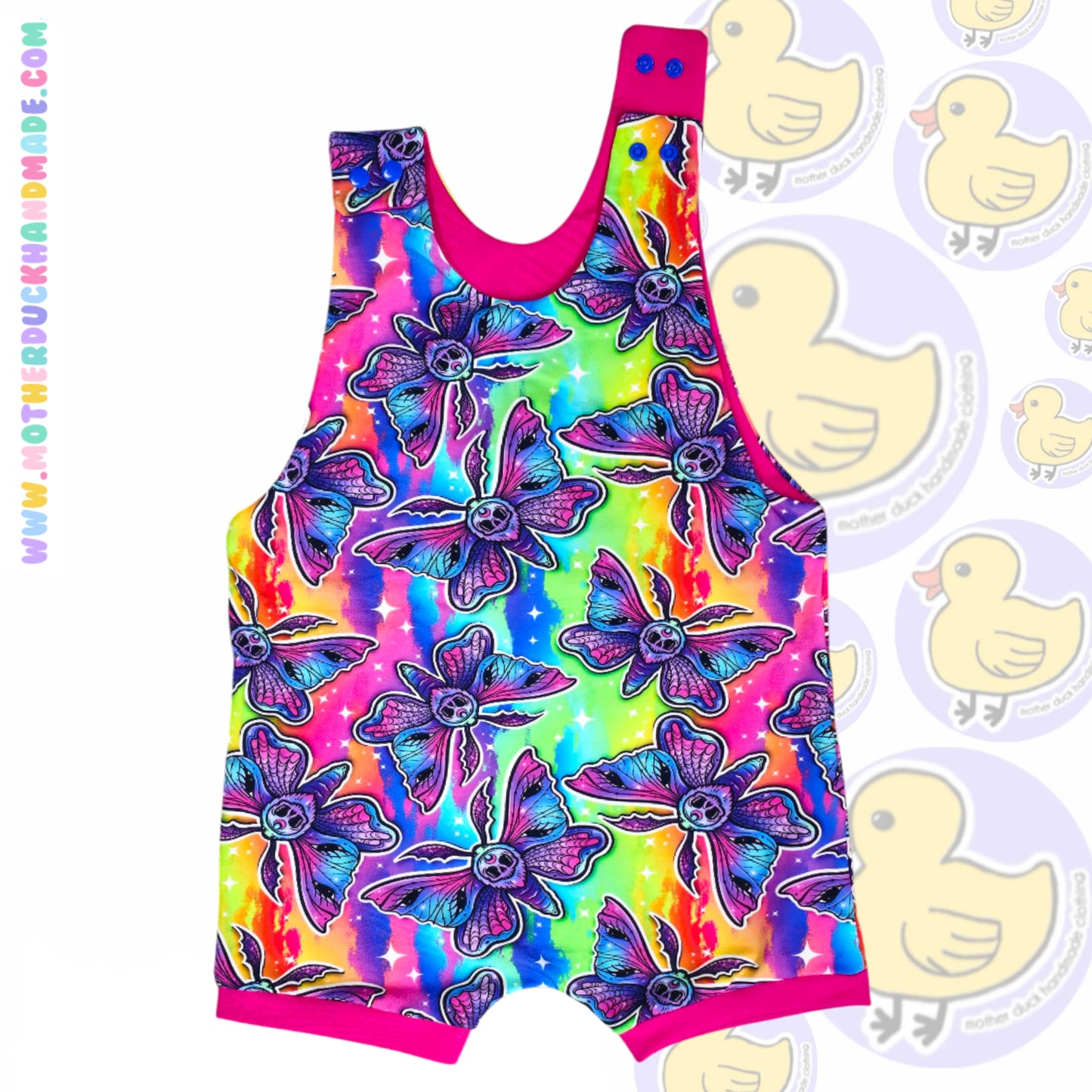 Childrens Short romper - Shoulder snaps (0-6Y)