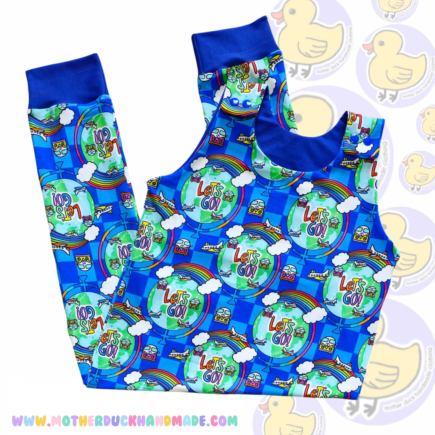 Childrens Long romper - Shoulder snaps (0-6Y)