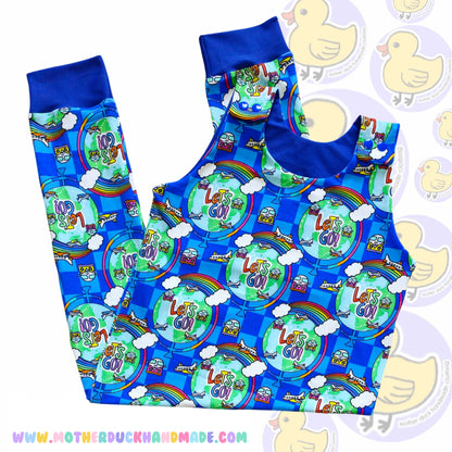 Childrens Long romper - Shoulder snaps (0-6Y)