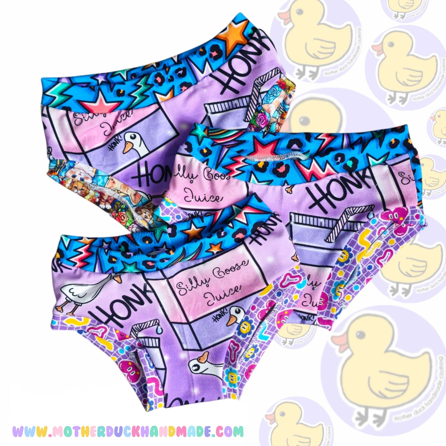 Childrens briefs - Full print or scrappy (6m-12Y)