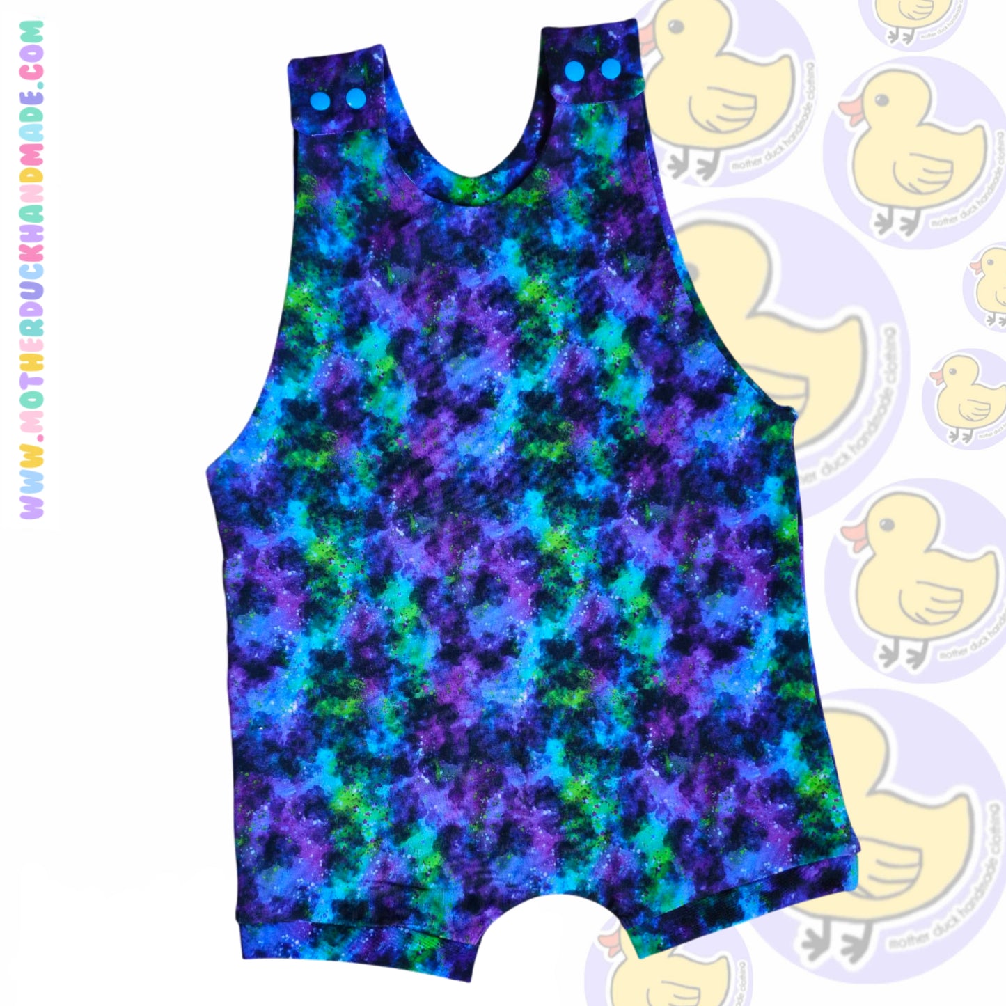 Childrens Short romper - Shoulder snaps (0-6Y)
