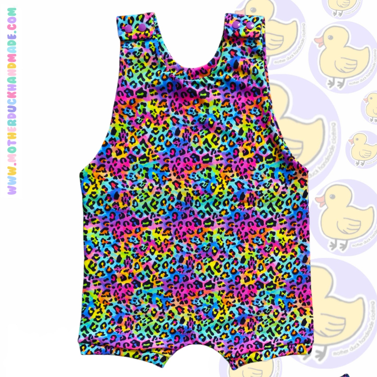 Childrens Short romper - Shoulder snaps (0-6Y)