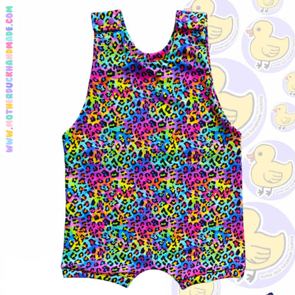 Childrens Short romper - Shoulder snaps (0-6Y)