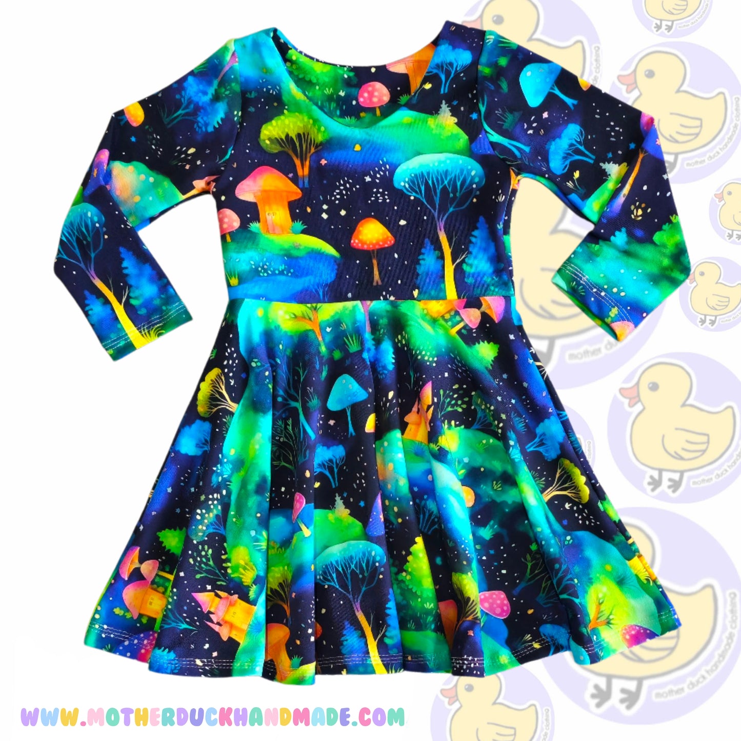 Childrens classic full circle twirly dress (0-12Y)