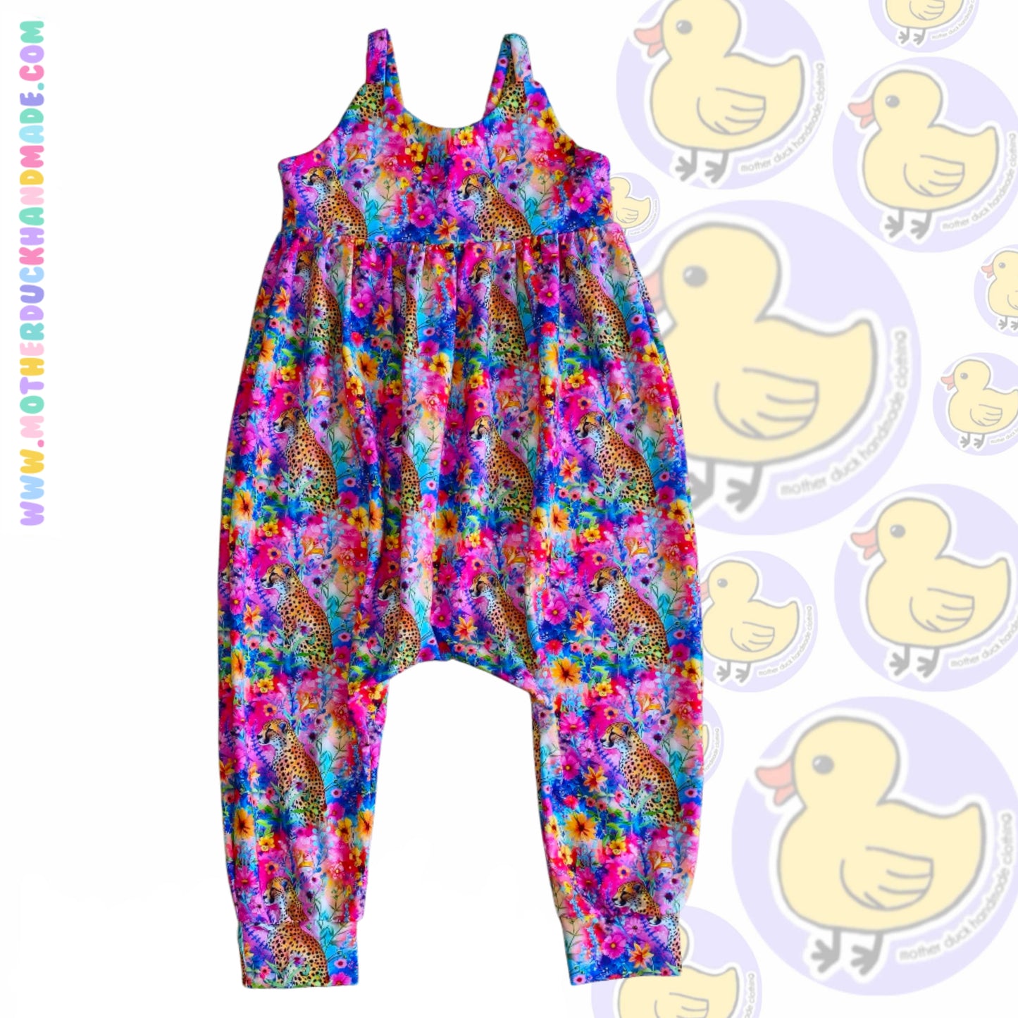 Childrens LONG Napa romper - spaghetti strap (0-6Y)