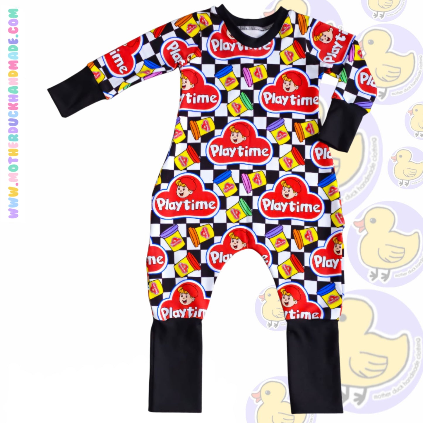 Childrens Beatbox romper - Optional hood & sleeve lengths (0-12Y)