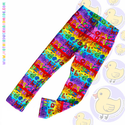 Childrens leggings - Yoga waistband (0-11Y)