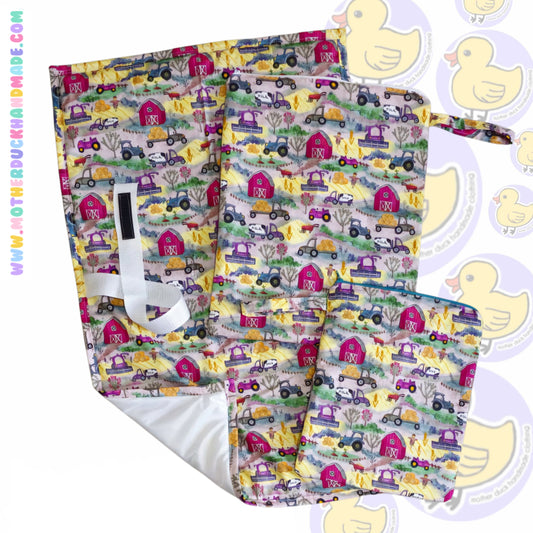 On the go travel mat - Waterproof underside