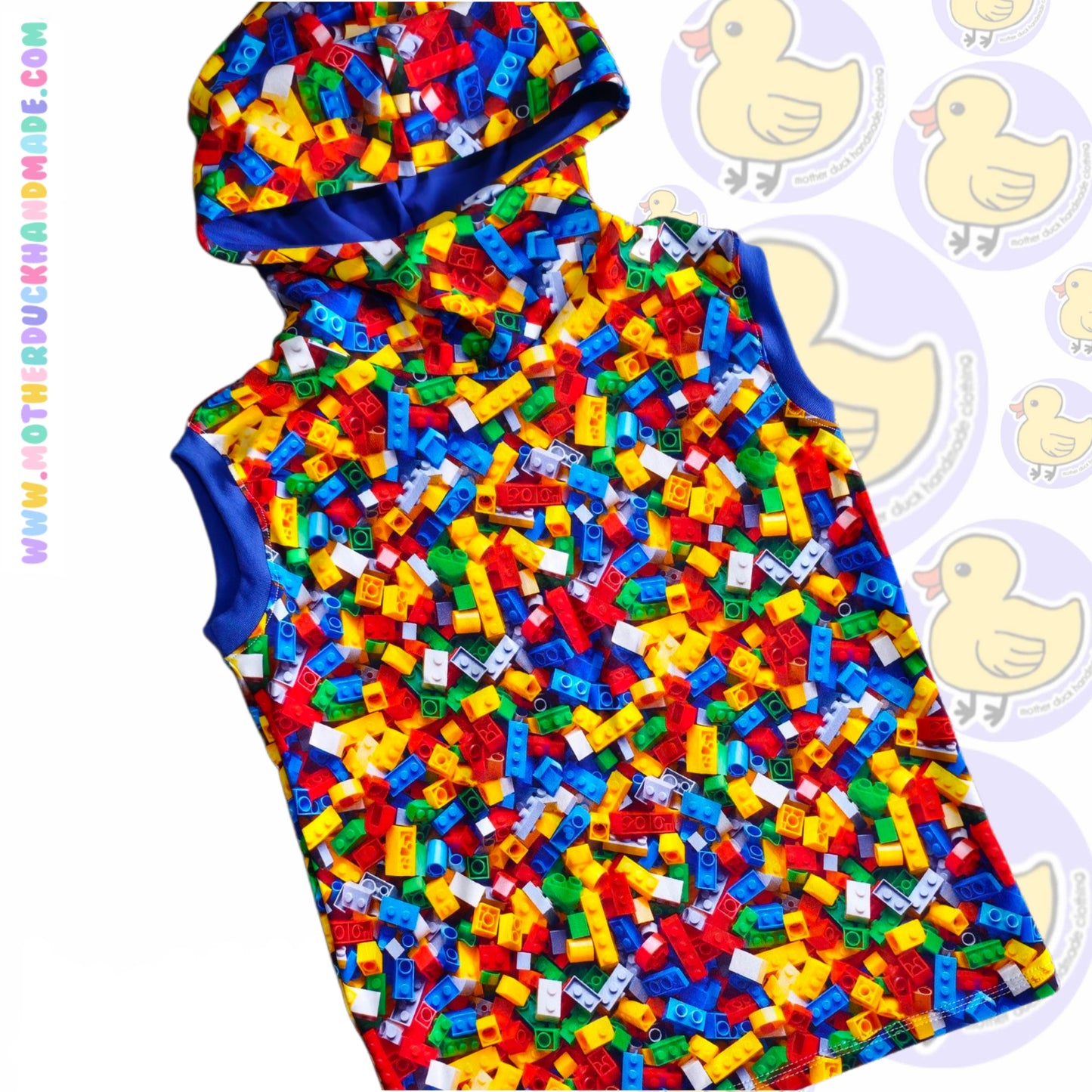 Childrens hooded tee - Short, long or Sleeveless (0-14Y)