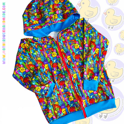 Childrens Zip-up Jackets - Reversible available (0-8Y)