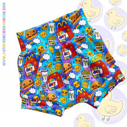 Younger childrens cuffed shorts - Bummies (0-6Y)