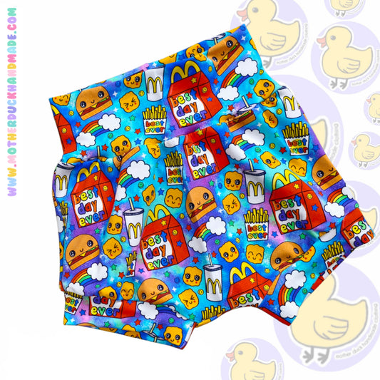 Younger childrens cuffed shorts - Bummies (0-6Y)