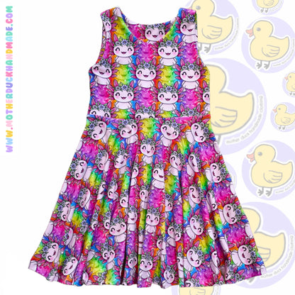 Childrens classic full circle twirly dress (0-12Y)