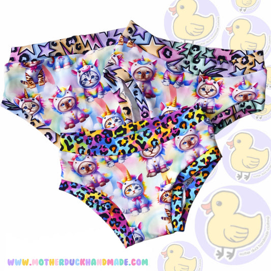 Childrens briefs - Full print or scrappy (6m-12Y)