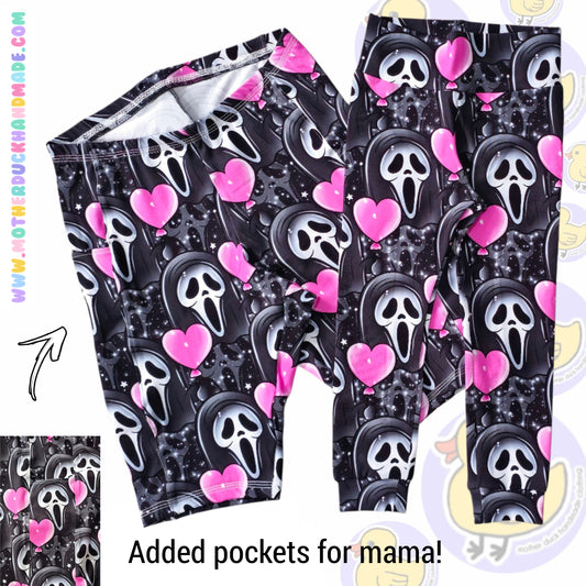 Womens/Teens cycle shorts WITH POCKET - Yoga or elastic waistband (UK4-28)