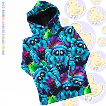Childrens hooded tee - Short, long or Sleeveless (0-14Y)