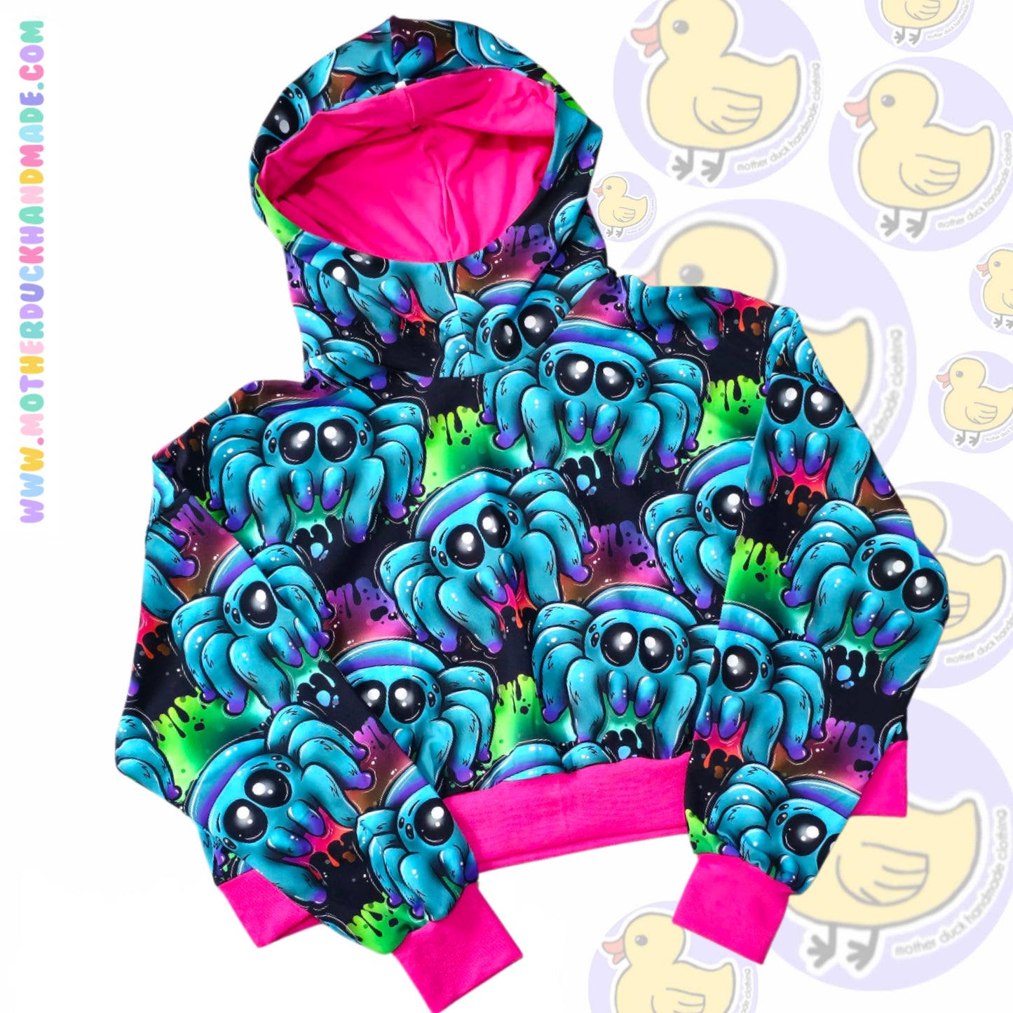 Womens/Teens oversized CROPPED Hoodie (UK4-28)