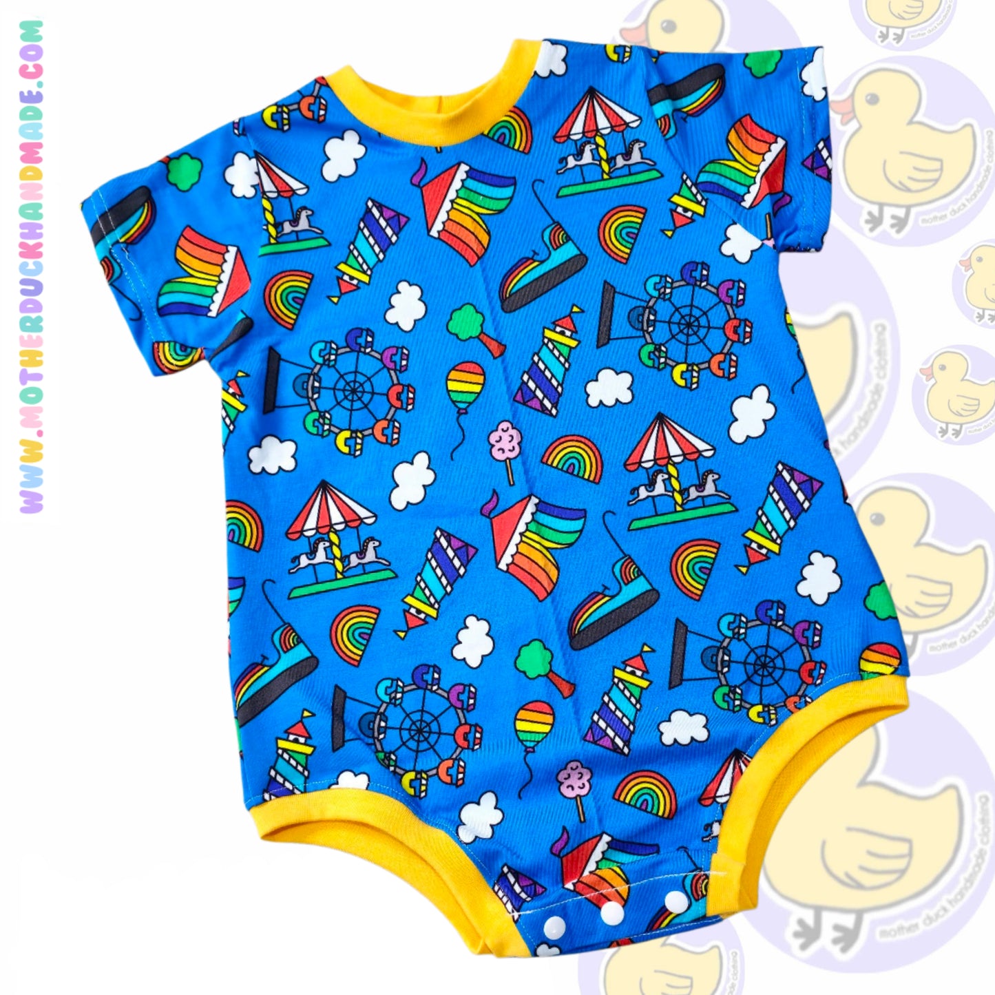 Childrens Birdie romper bodysuit (NB-6Y)