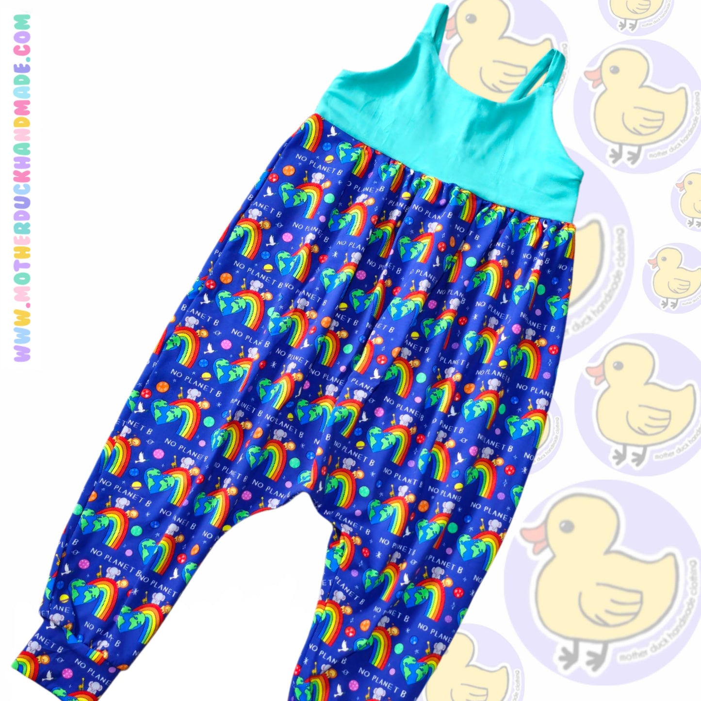 Childrens LONG Napa romper - spaghetti strap (0-6Y)