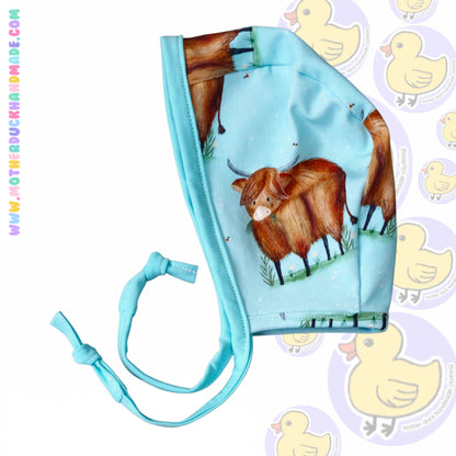 Baby bonnet hat - Classic round style (0-4Y)