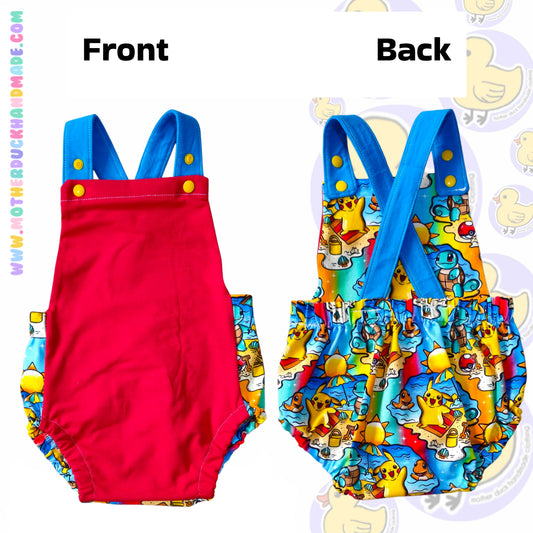 Childrens bubble strap romper (Prem-3Y)