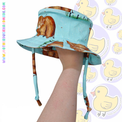 Summer sun hat - Reversible (Newborn - Adults XL)