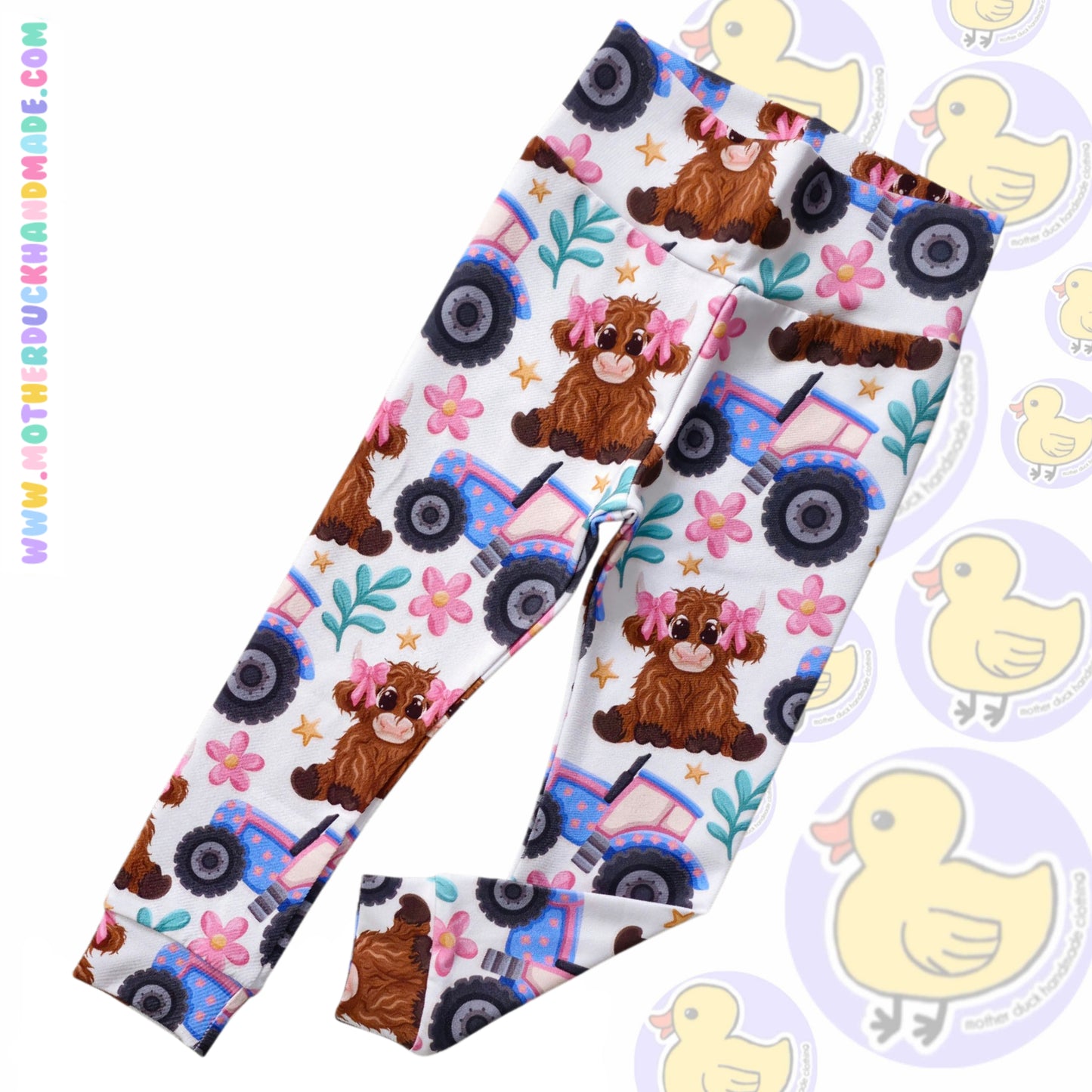 Childrens leggings - Yoga waistband (0-11Y)