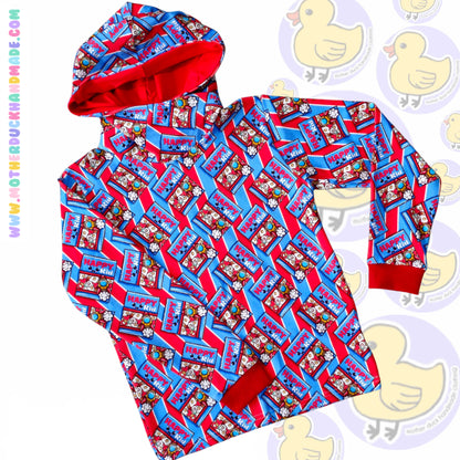 Childrens hooded tee - Short, long or Sleeveless (0-14Y)