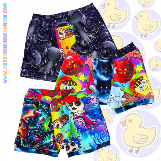 Childrens Boxer shorts - Full print or scrappy (6m-12Y)