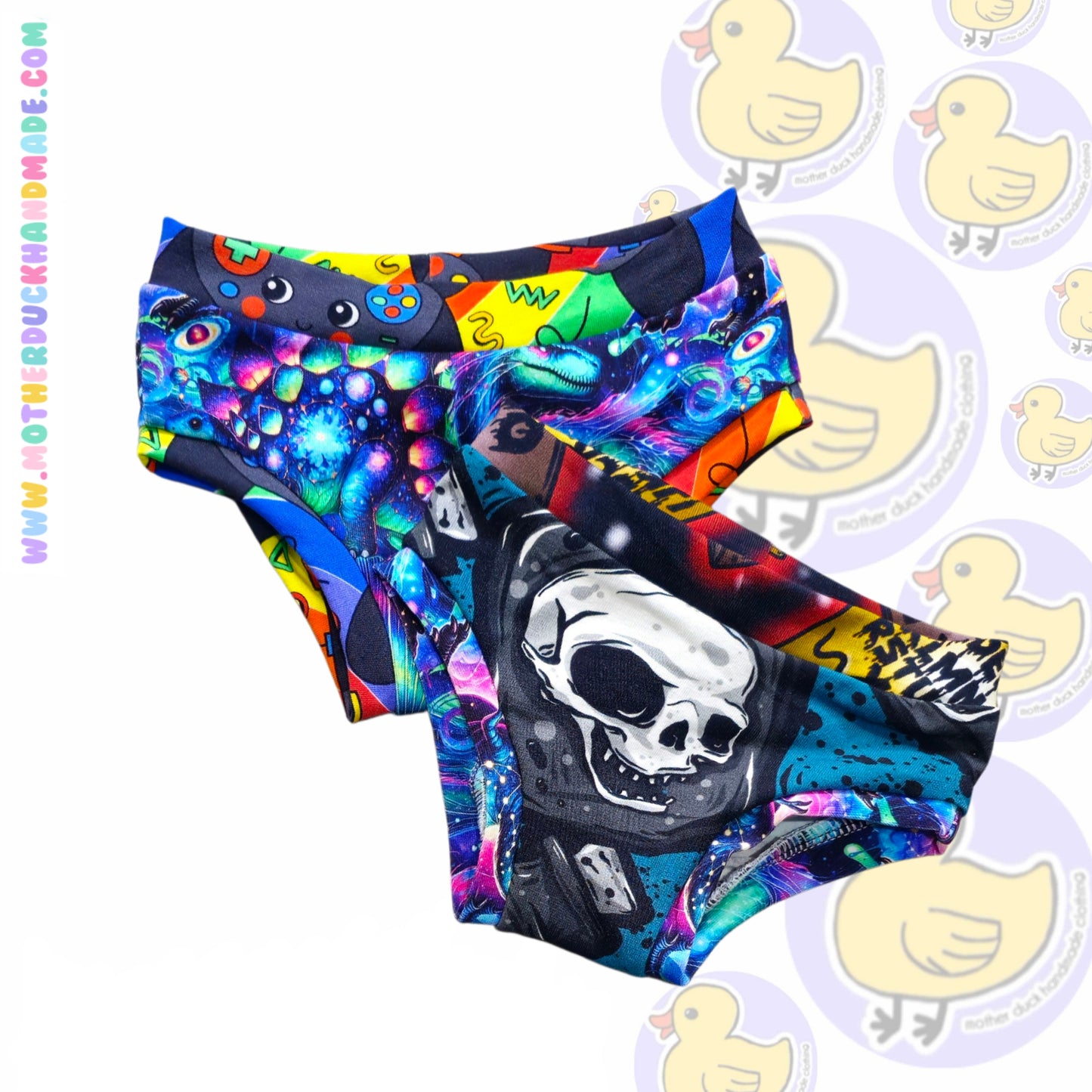 Childrens briefs - Full print or scrappy (6m-12Y)