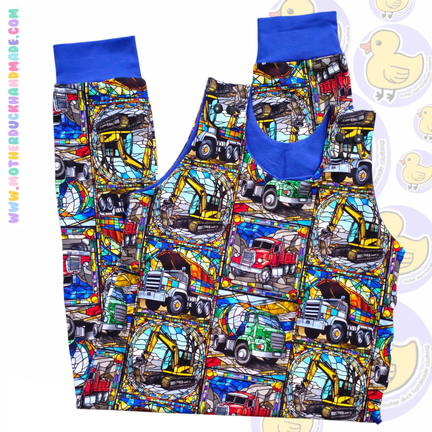 Childrens Long romper - Shoulder snaps (0-6Y)