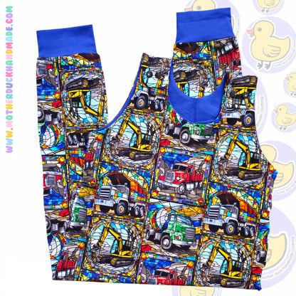 Childrens Long romper - Shoulder snaps (0-6Y)