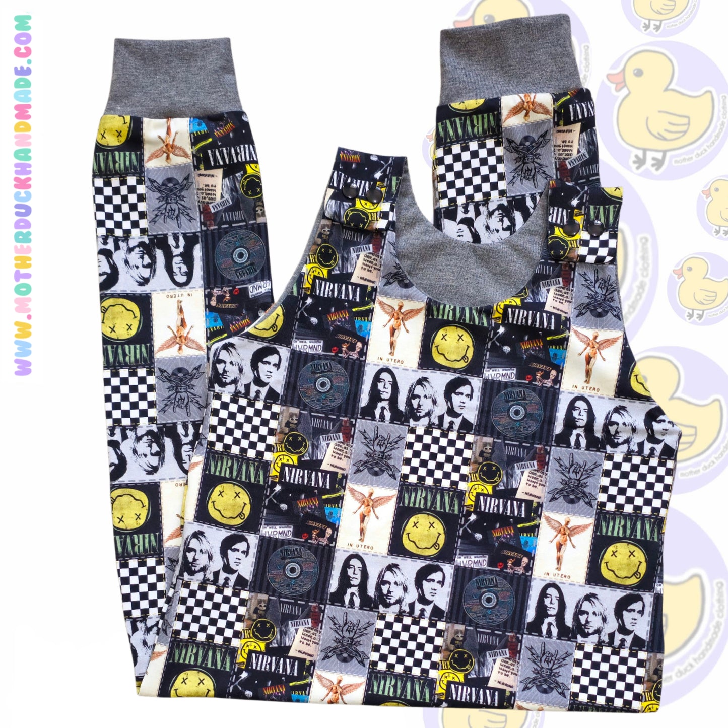 Childrens Long romper - Shoulder snaps (0-6Y)