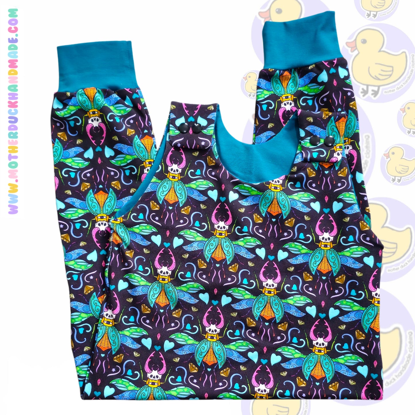 Childrens Long romper - Shoulder snaps (0-6Y)