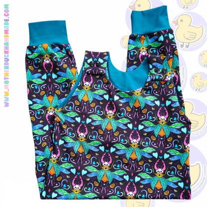 Childrens Long romper - Shoulder snaps (0-6Y)