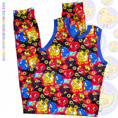Childrens Long romper - Pull on (0-6Y)