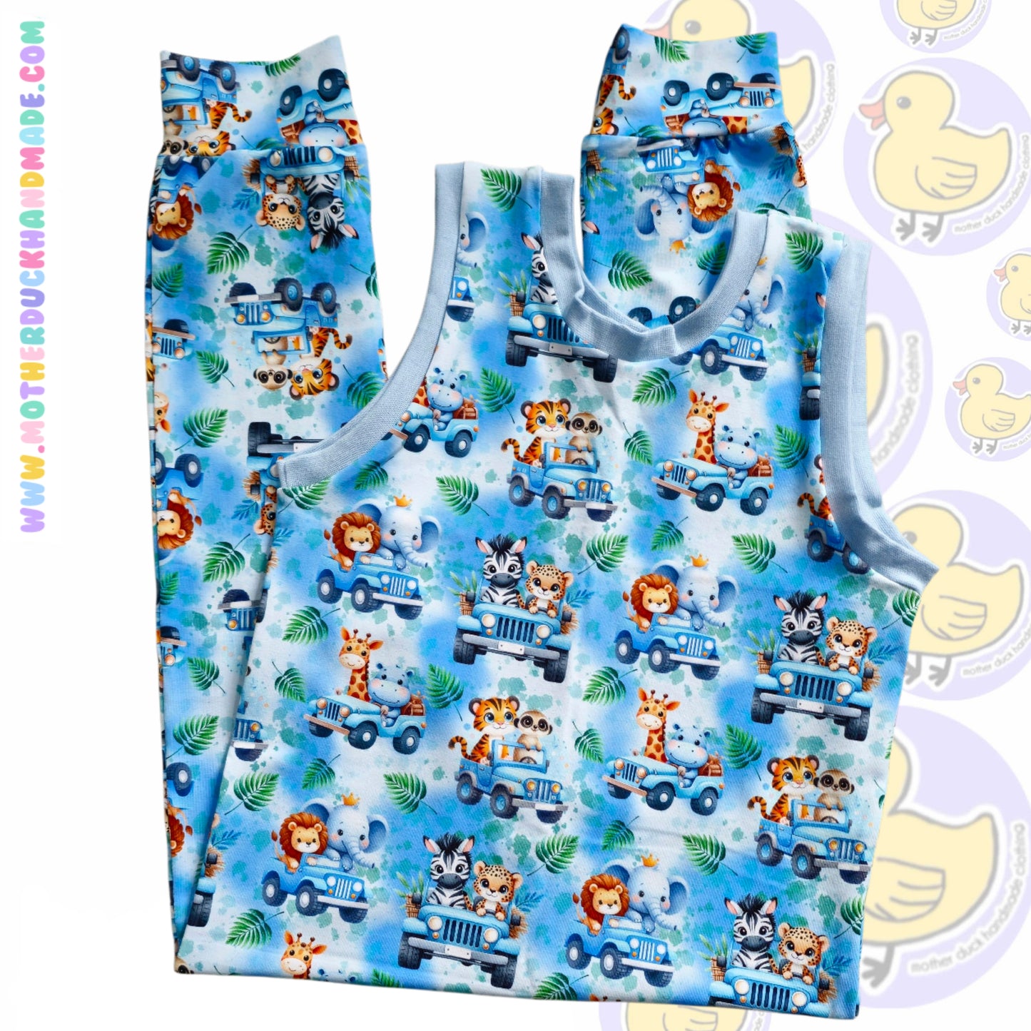 Childrens Long romper - Pull on (0-6Y)