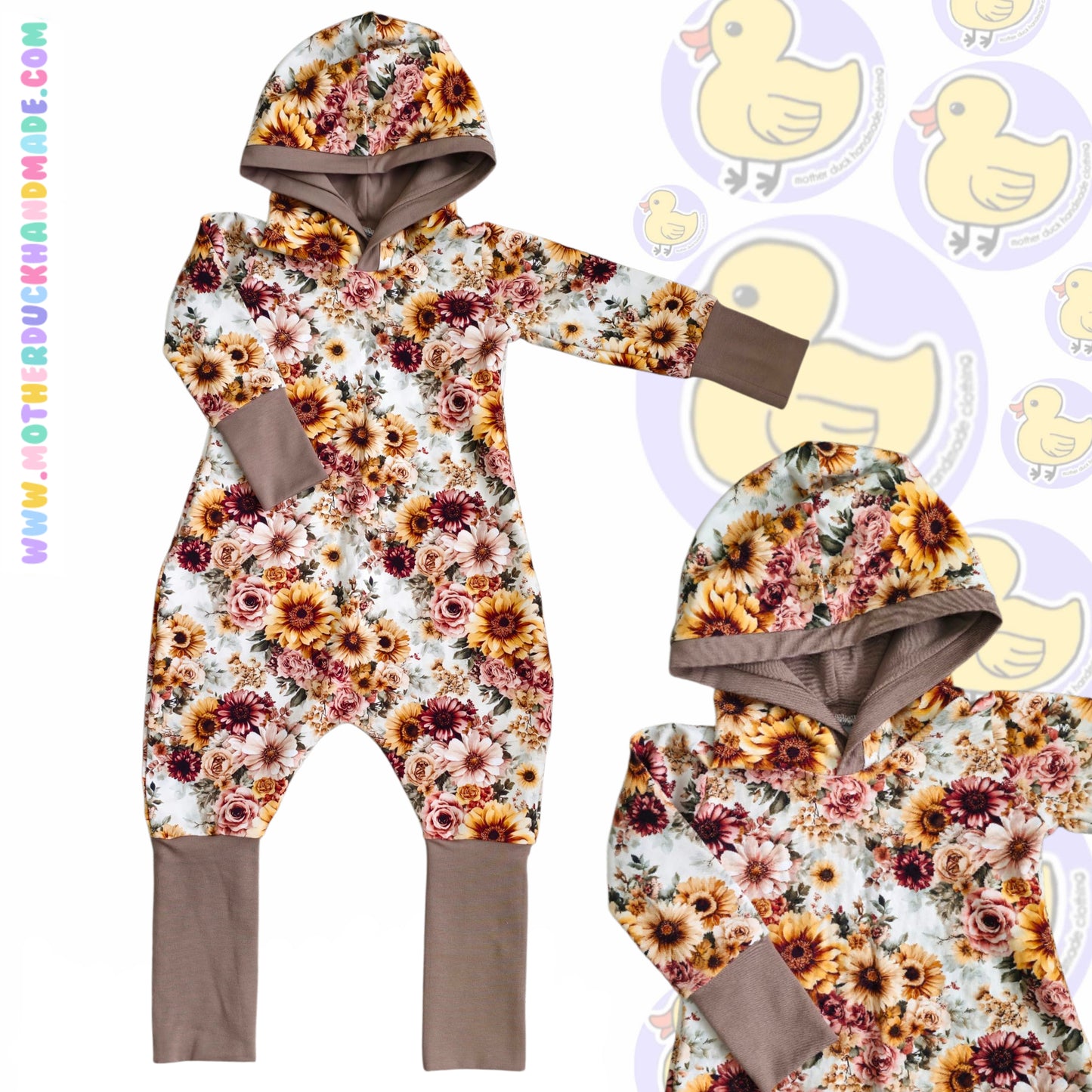 Childrens Beatbox romper - Optional hood & sleeve lengths (0-12Y)