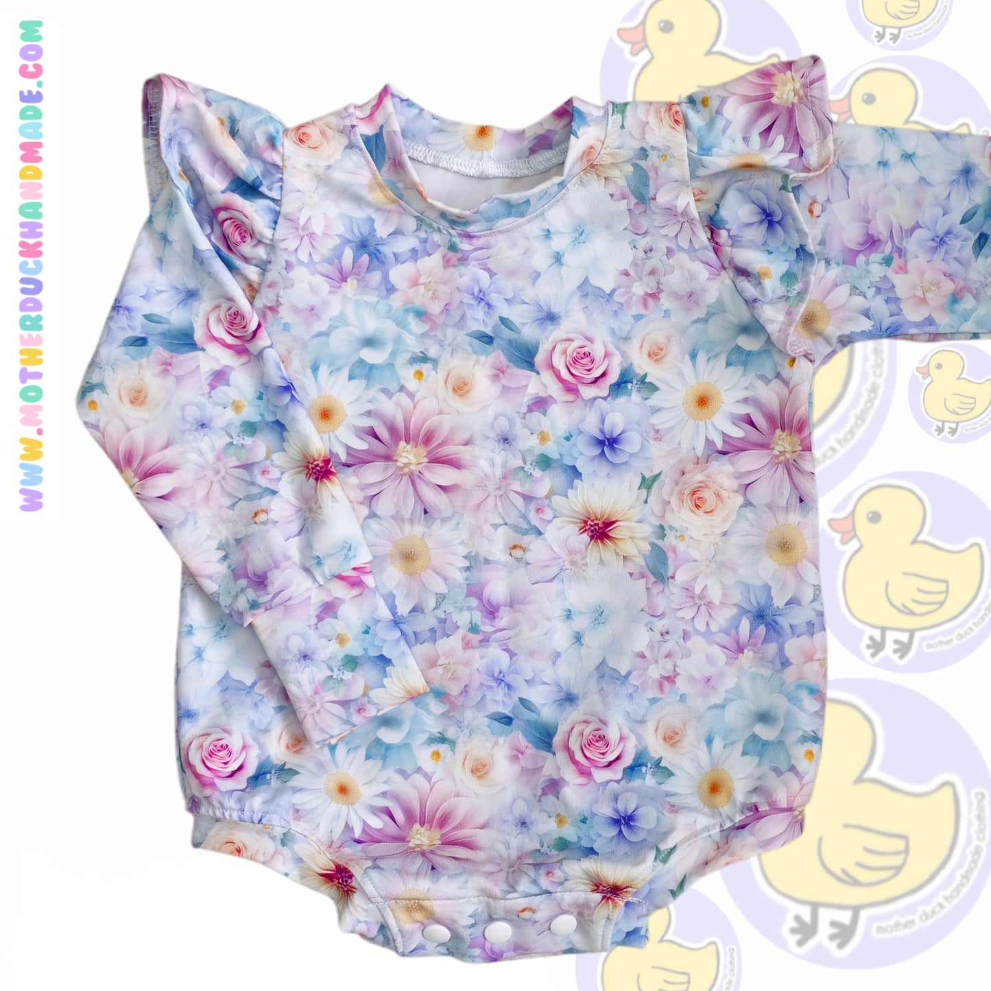 Childrens Birdie romper bodysuit (NB-6Y)