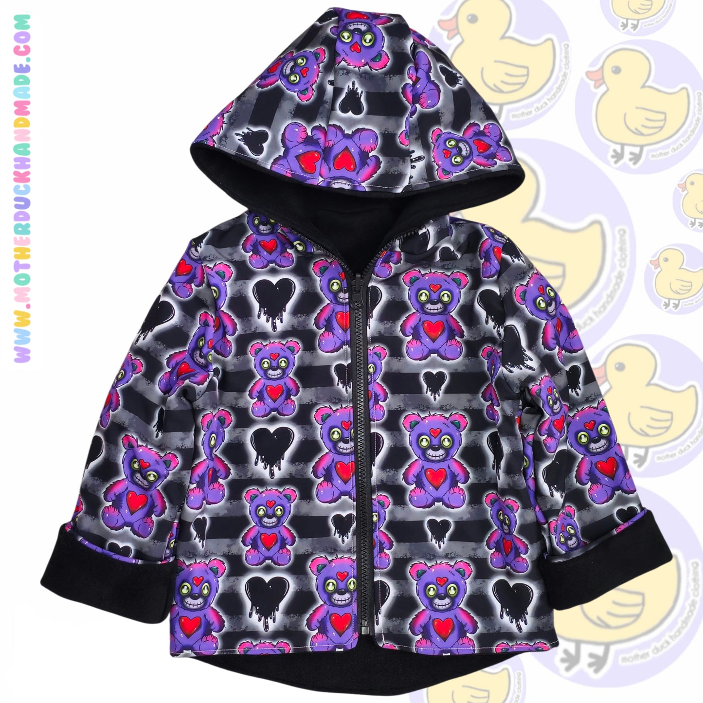 Childrens Zip or Button up coat - fully lined (0-12Y)