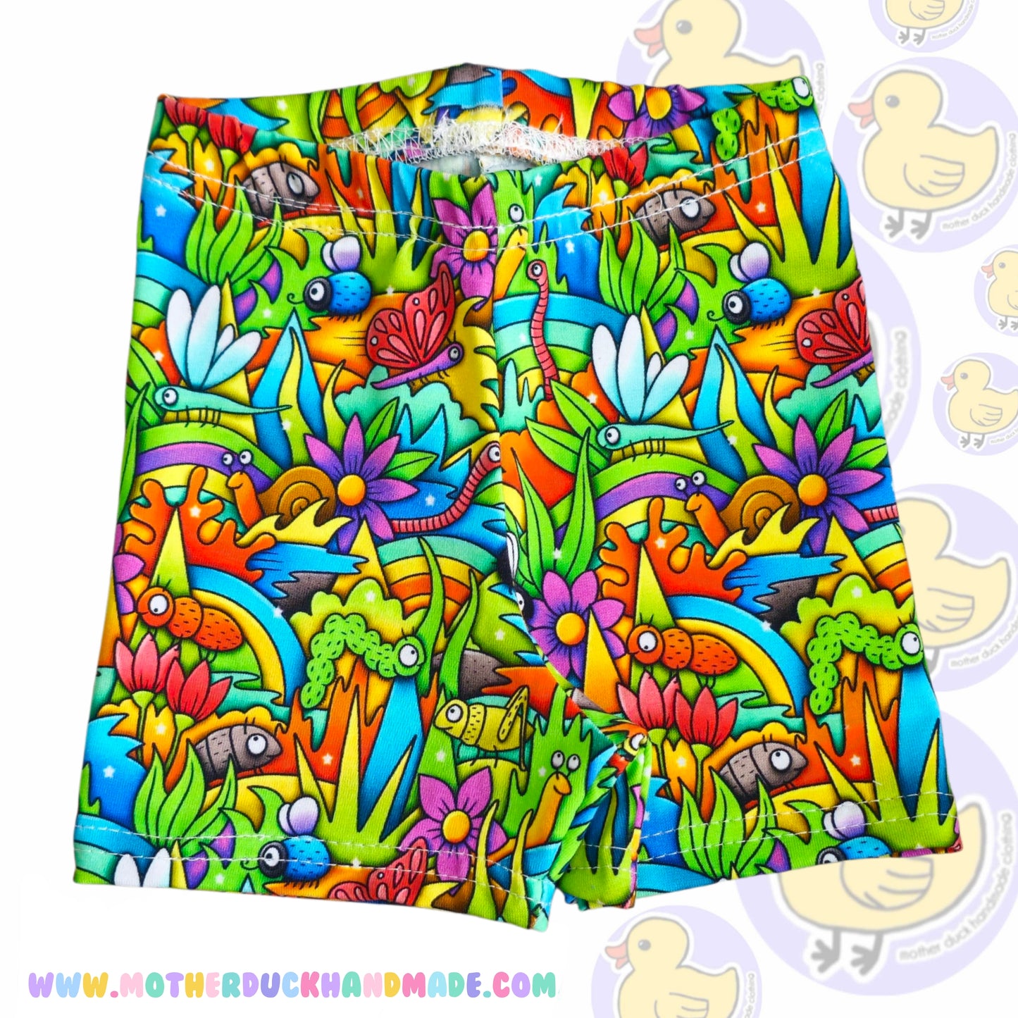 Childrens cycle shorts ELASTIC - CLOTH CUT AVAILABLE (Prem-12Y)