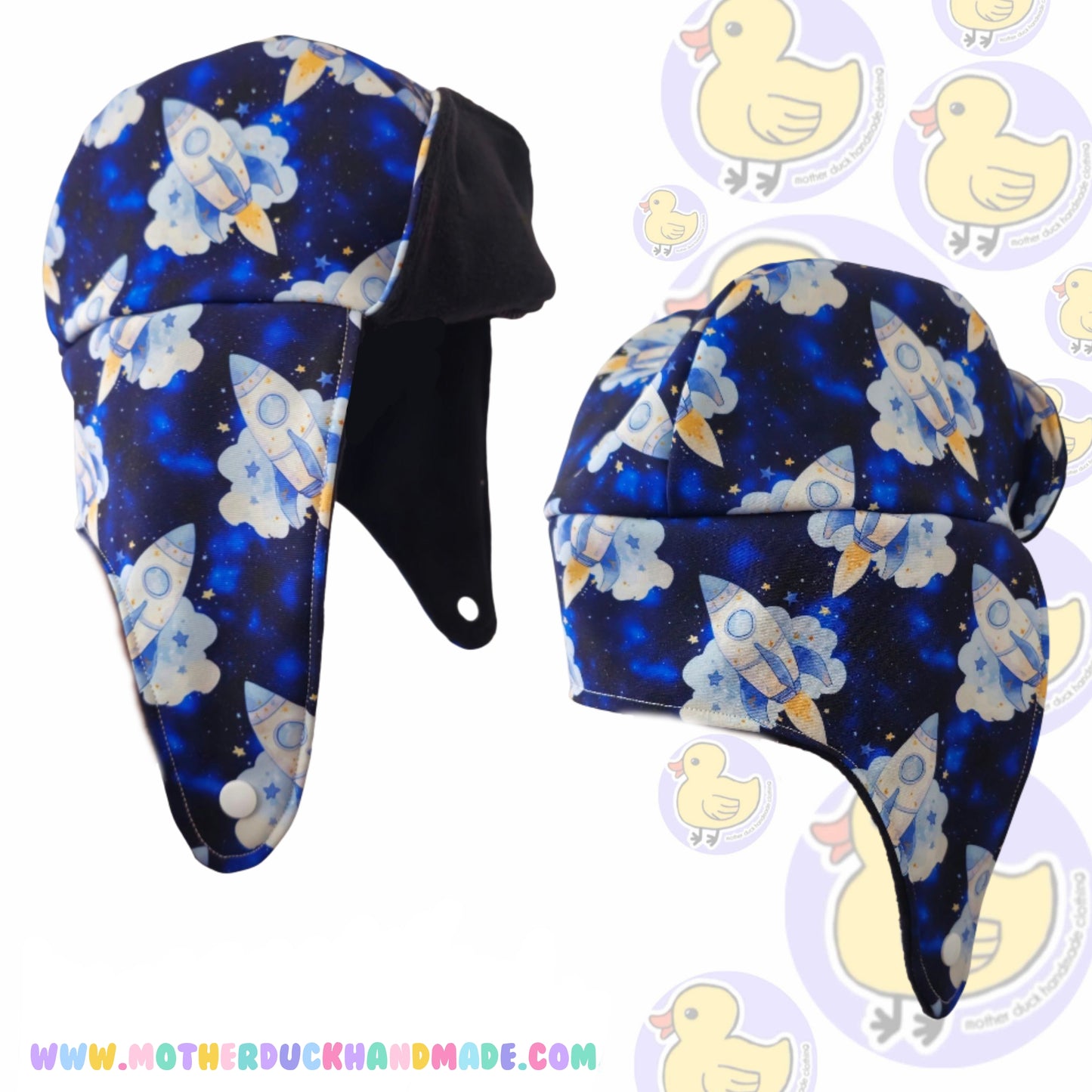 Trapper 'flapper' hat - Waterproof & snuggle warm (1 month-Adult)
