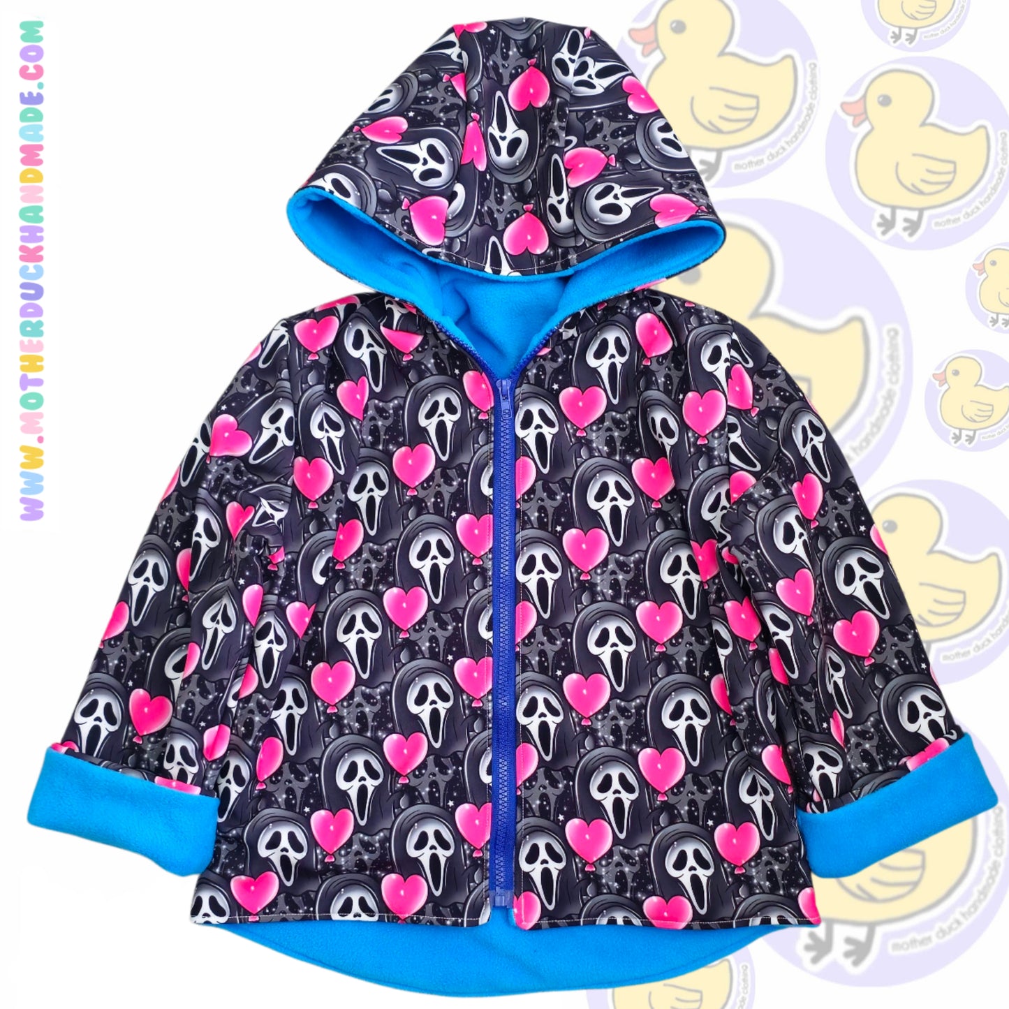 Childrens Zip or Button up coat - fully lined (0-12Y)