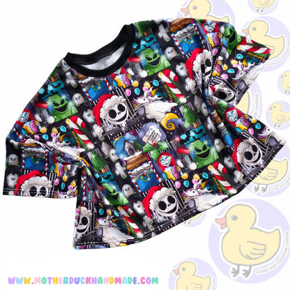 Womens/Teens oversized CROPPED tee - Long or Short sleeve (UK4-28)
