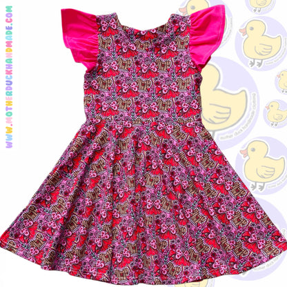 Childrens classic full circle twirly dress (0-12Y)