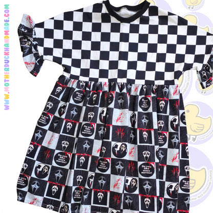 Womens/Teens SMOCK dress (UK4-24) with or withoust sleeve frill