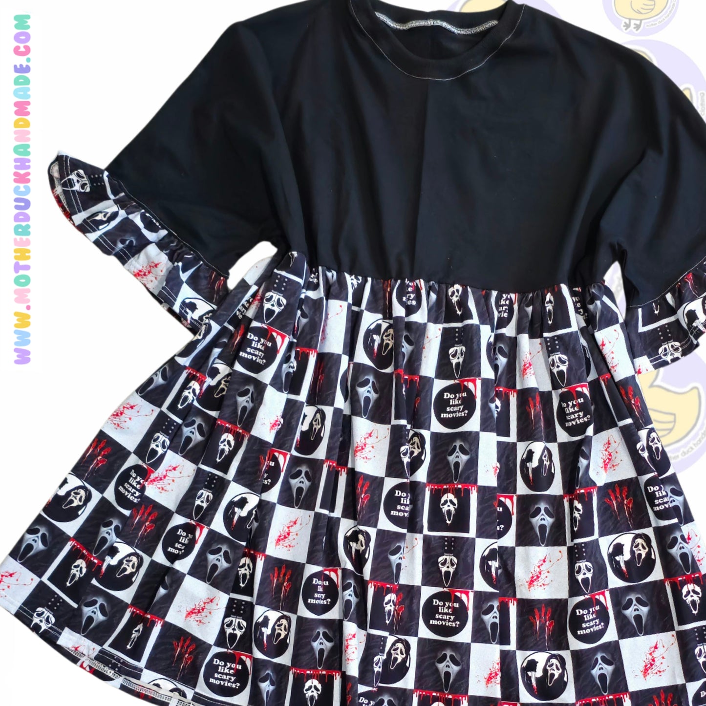 Womens/Teens SMOCK dress (UK4-24) with or withoust sleeve frill