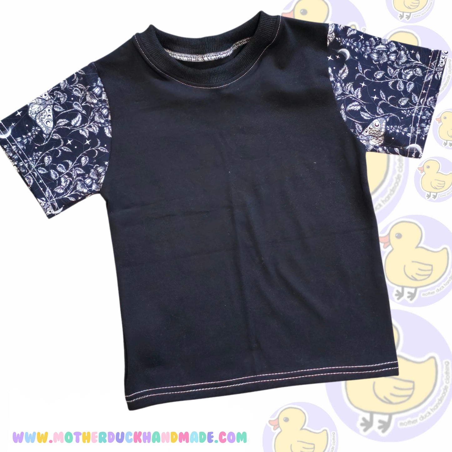 SAVER Childrens classic tshirt (0-14Y) Plain body, print sleeves of your choice